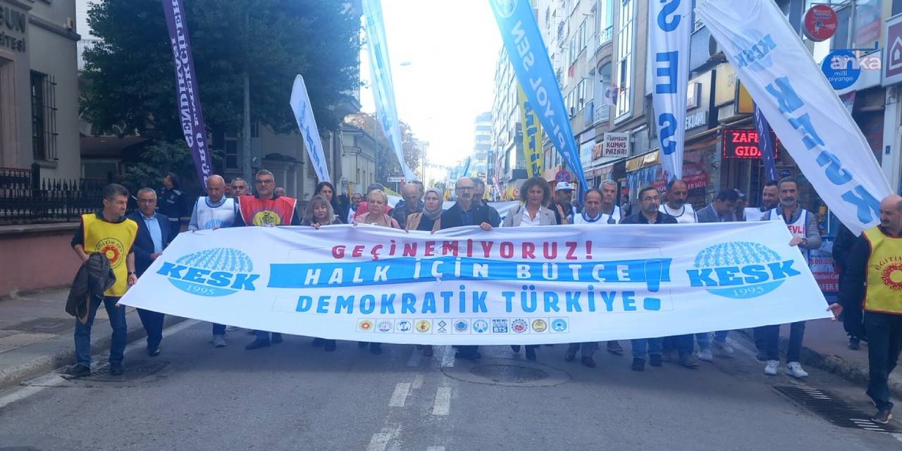 KESK’ten ‘Geçinemiyoruz’ mitingi: Kaynak var utanmaları yok