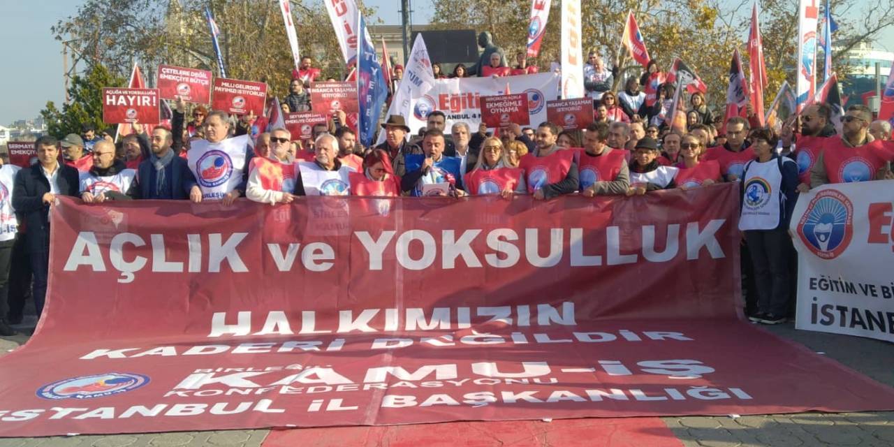 Kamu emekçileri Kadıköy’den iktidara seslendi: Bir bir taleplerini sıraladılar