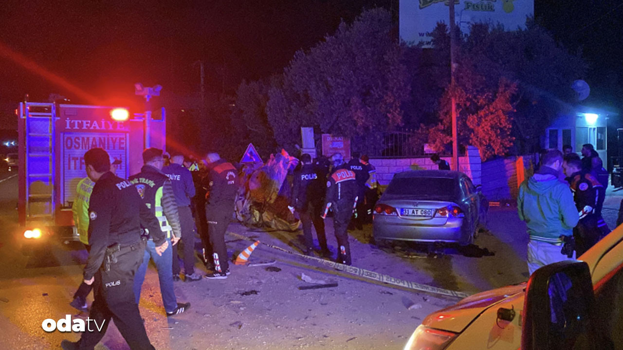 Osmaniye’de feci kaza