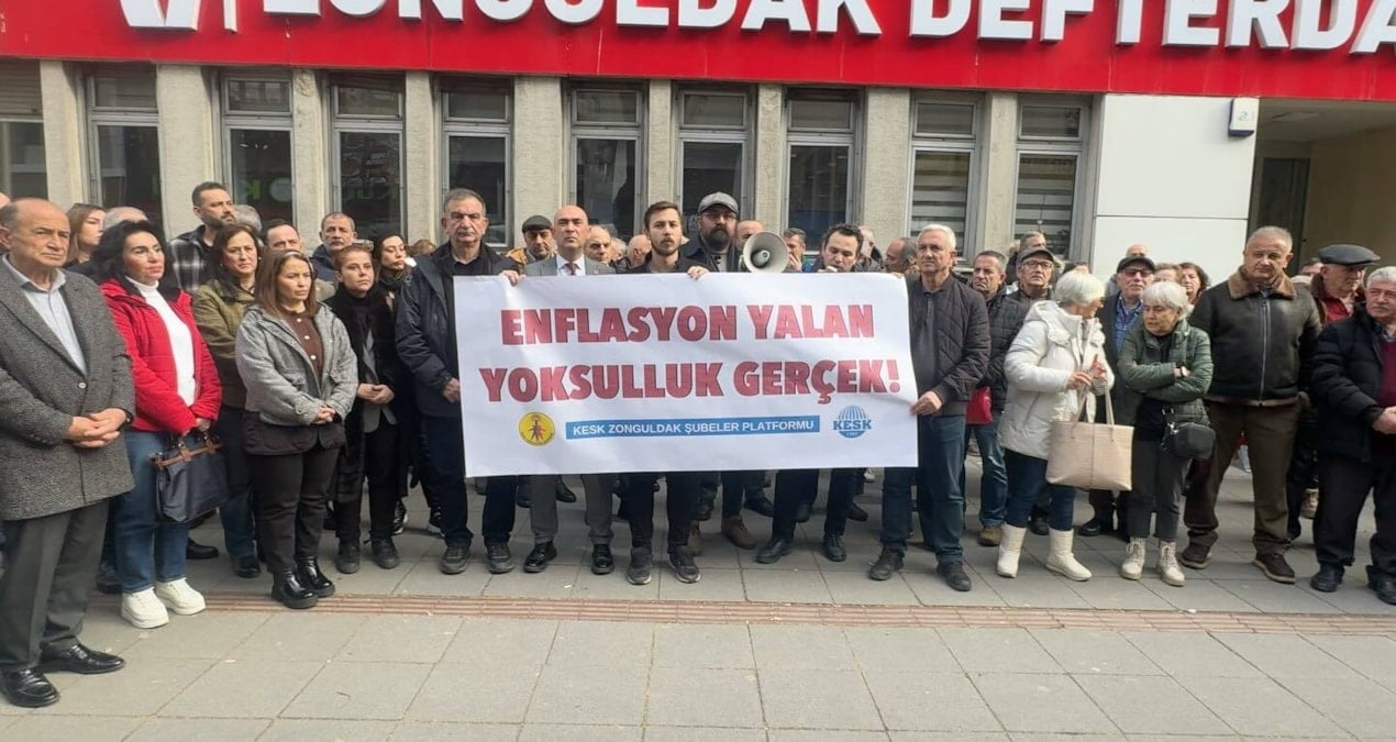 KESK Zonguldak Şubeler Platformu: Enflasyon yalan, yoksulluk gerçek
