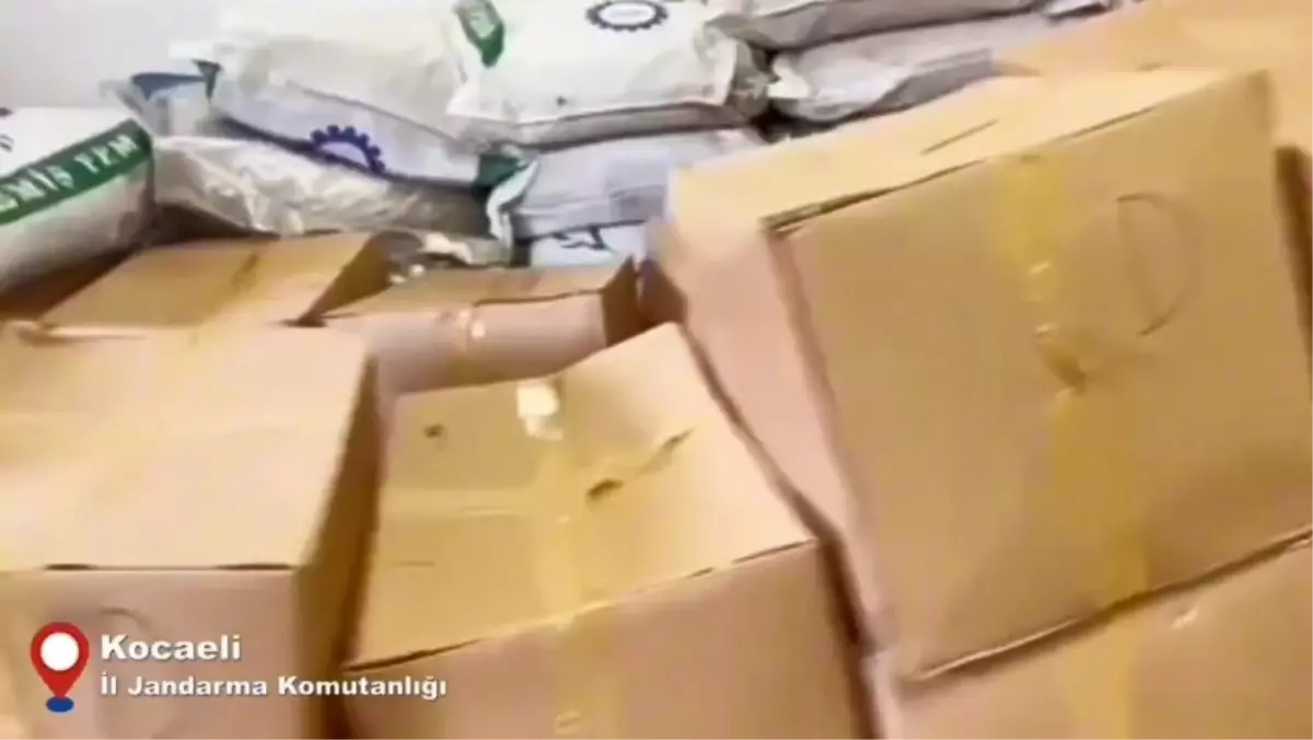 Kocaeli’de Kaçak Tütün Operasyonu