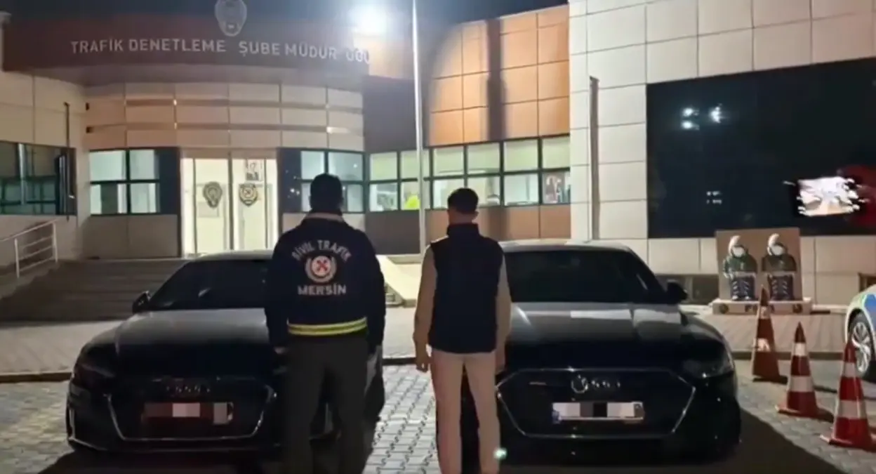 Mersin’de Yasa Dışı Çakar Kullanan Sürücüye Cezalar